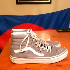Vans Grey High Top Sneakers